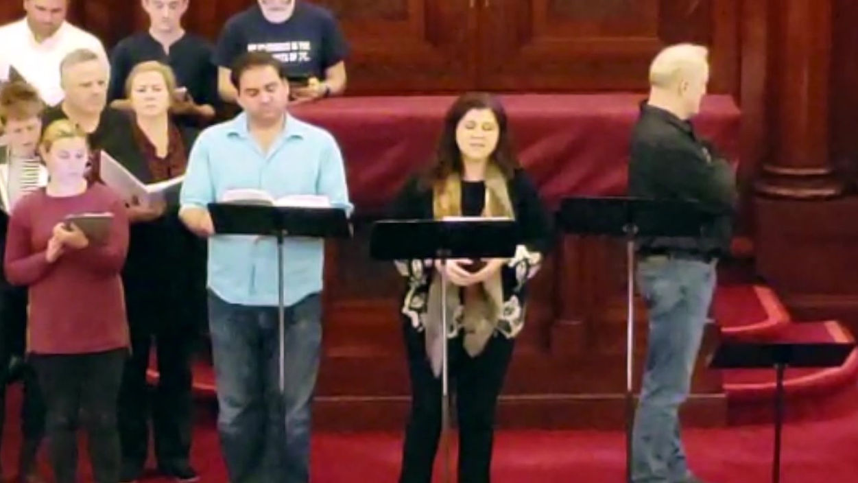 Fenena Aria Nabucco (rehearsal:phone video)